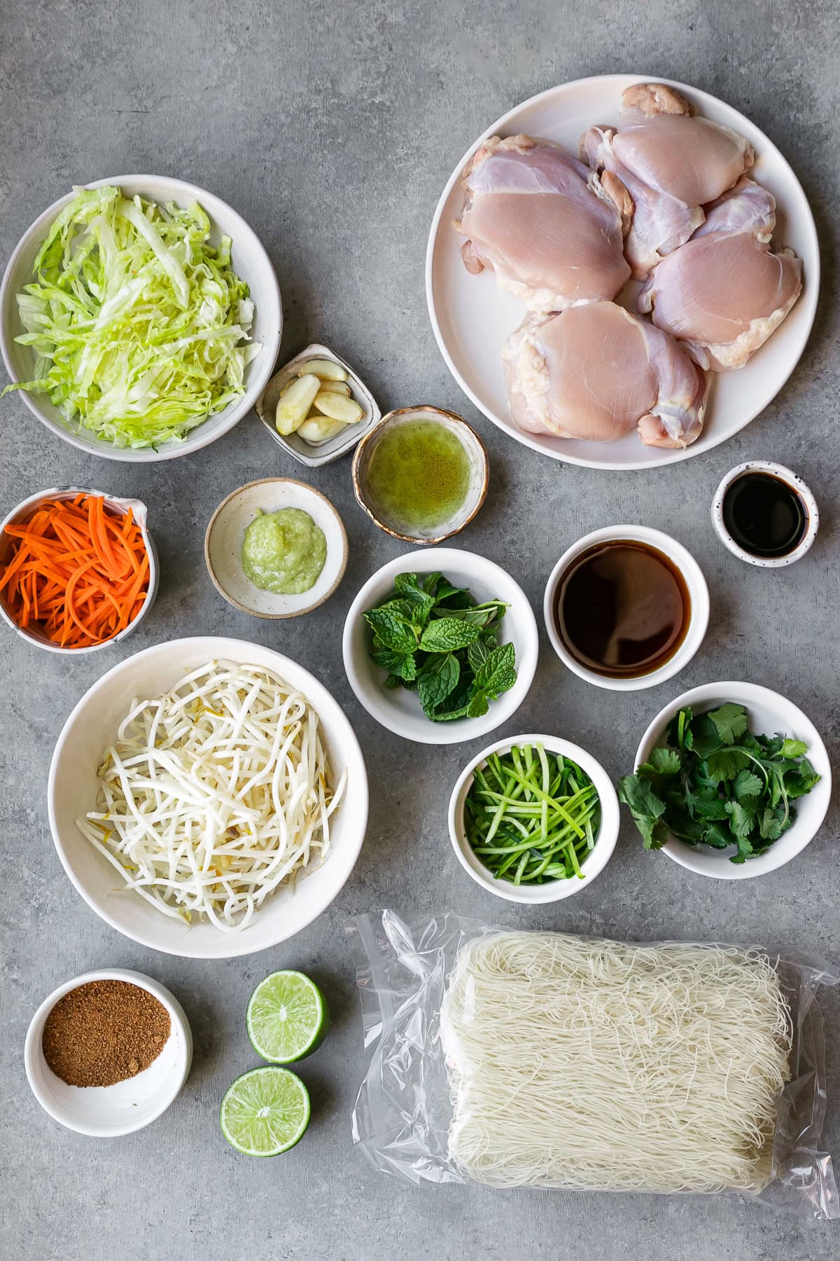 Lemongrass Chicken ingredients