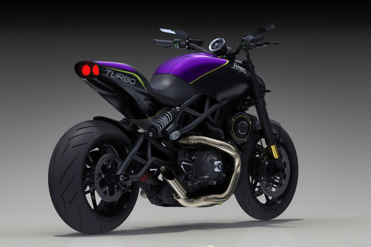 Langen LS12 Turbo turbocharged motorcycle concept