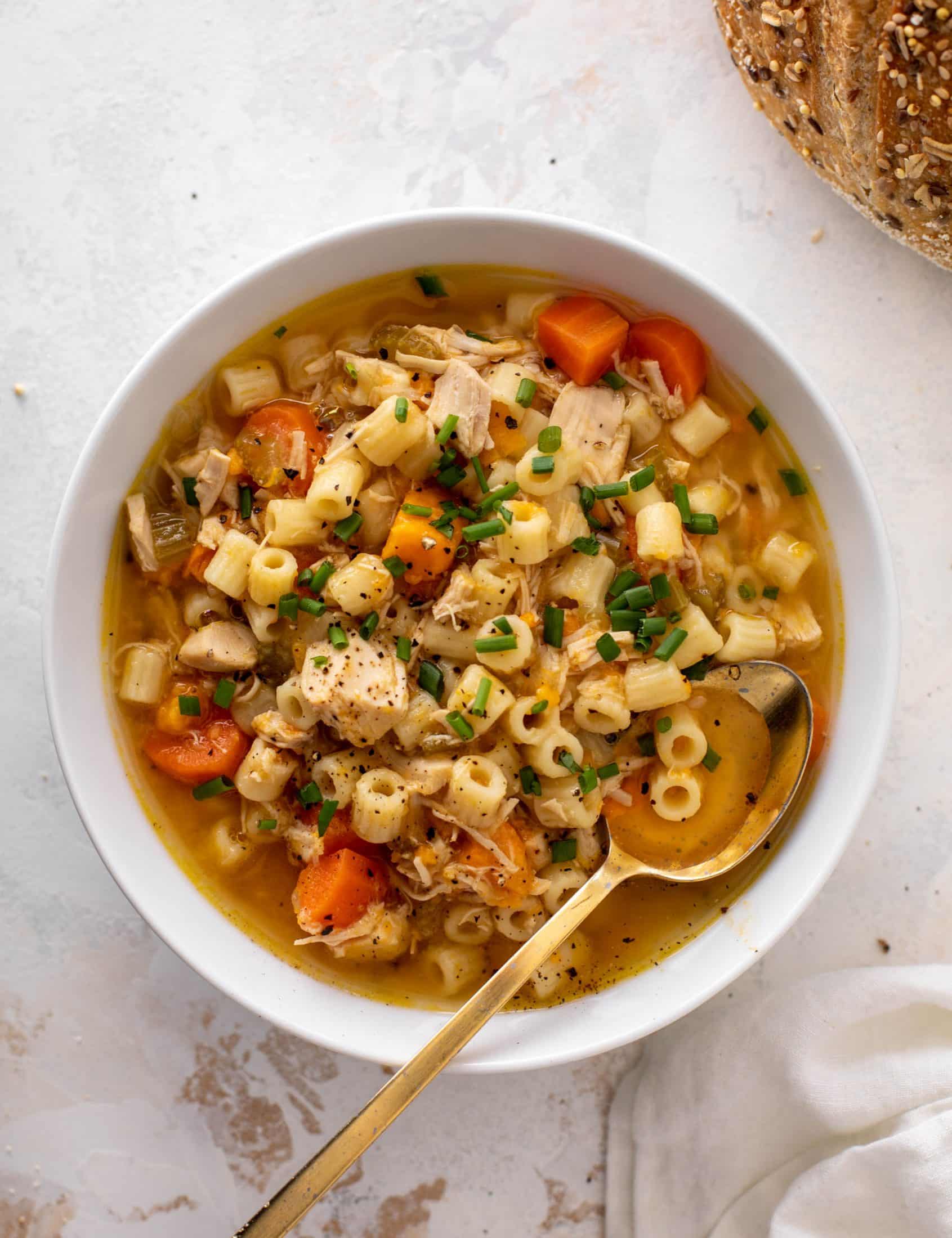 sweet potato chicken noodle soup