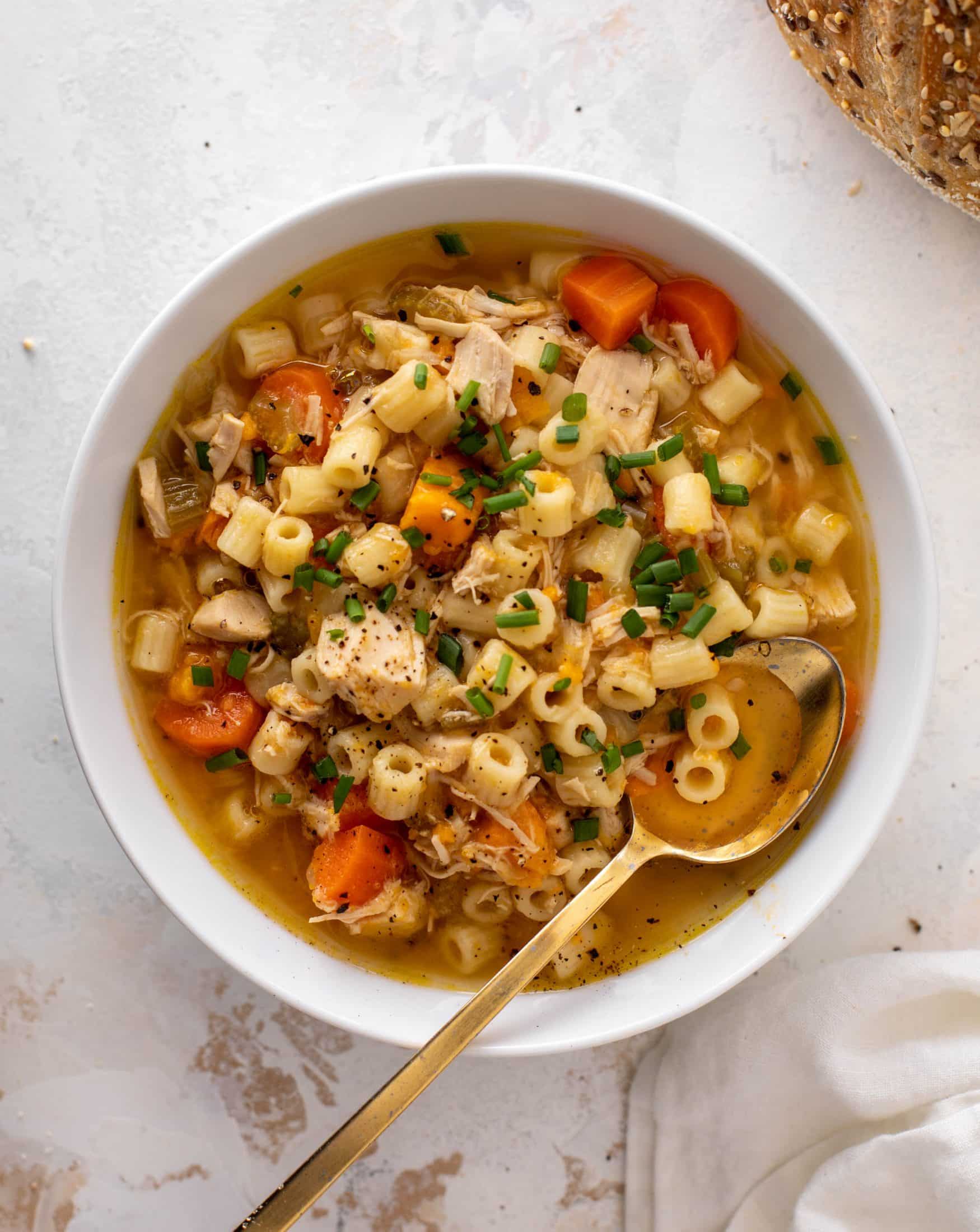 sweet potato chicken noodle soup