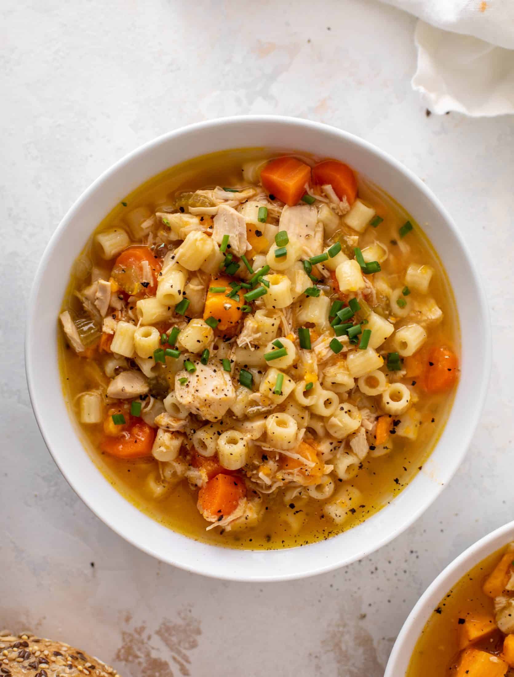 sweet potato chicken noodle soup