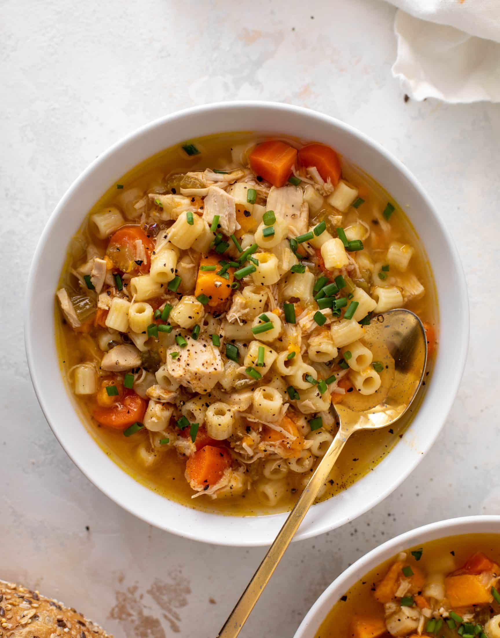 sweet potato chicken noodle soup