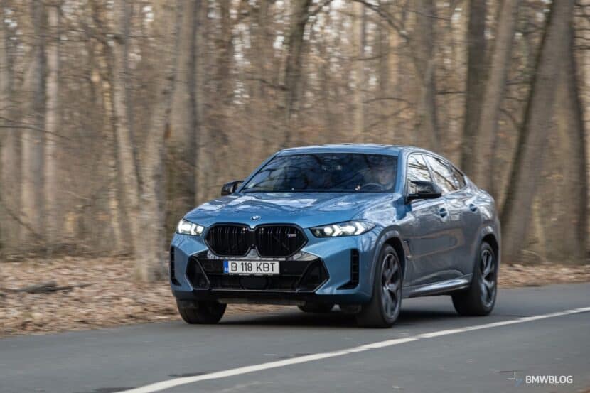 BMW X6 M60i front three-quarter view