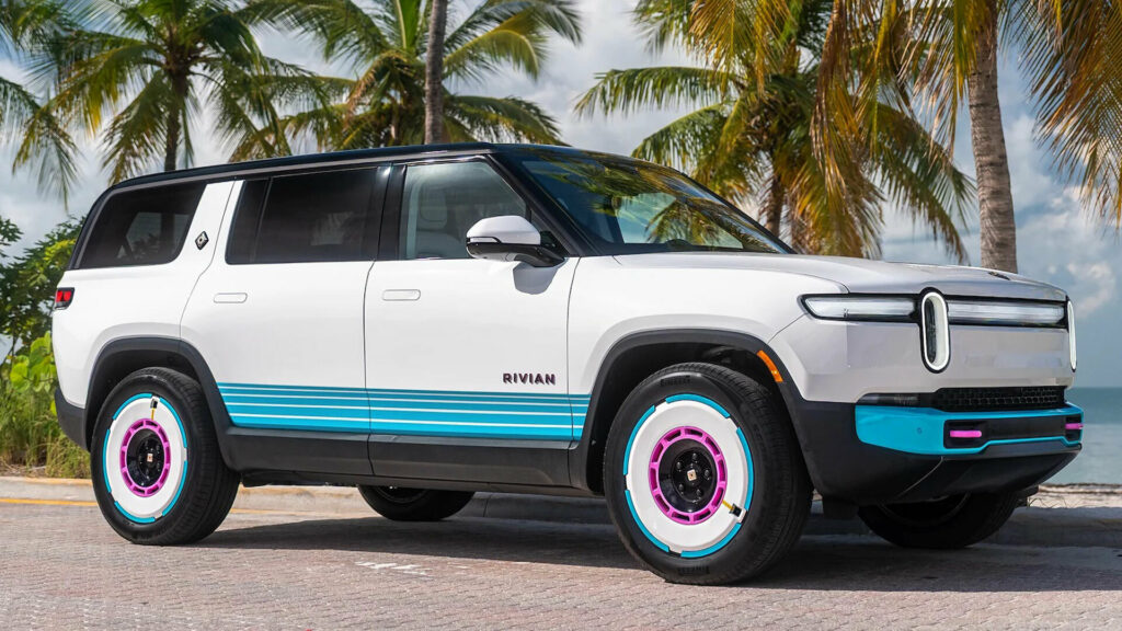 Rivian’s Latest R1S Tickles 80’s Nostalgia