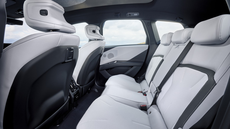 Back seat of a 2026 BMW iX3