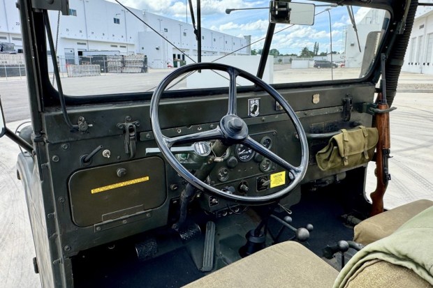 No Reserve: 1952 Willys M38A1 w/M-100 Trailer