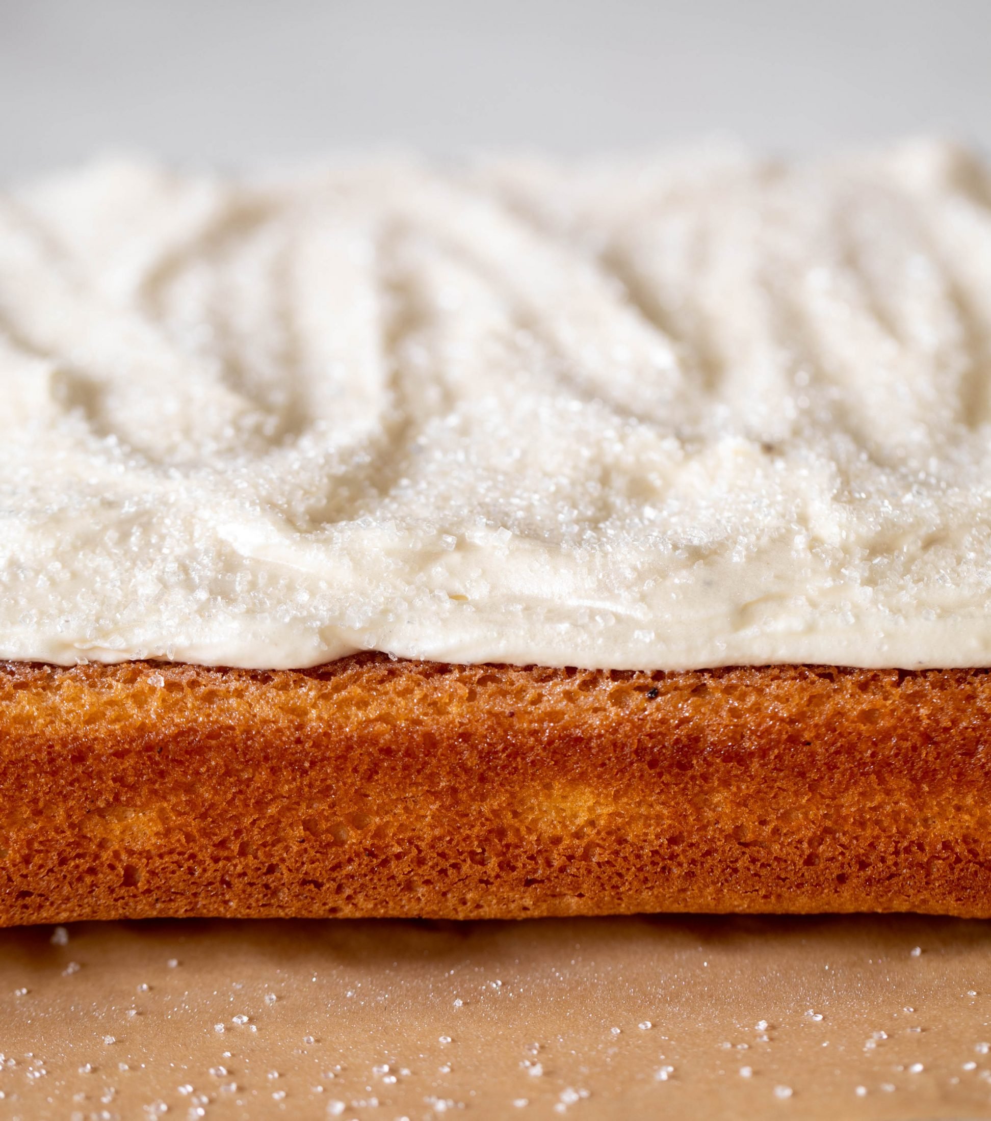 eggnog sheet cake